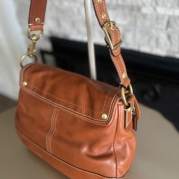 Vintage Coach Hobo Legacy Brown Leather Shoulder Bag - Picture 8 of 15